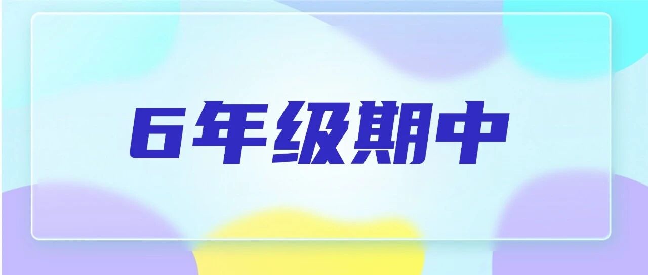 2026闵行六年级期中联考最新盘点｜联考分组调整，多校换组独立命题